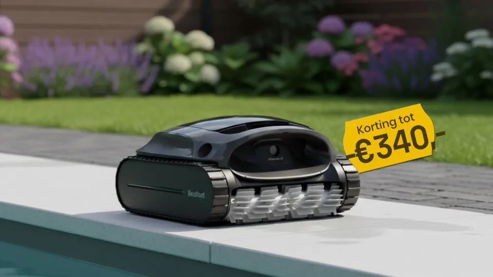 Black Friday Subbanner zwembadrobot