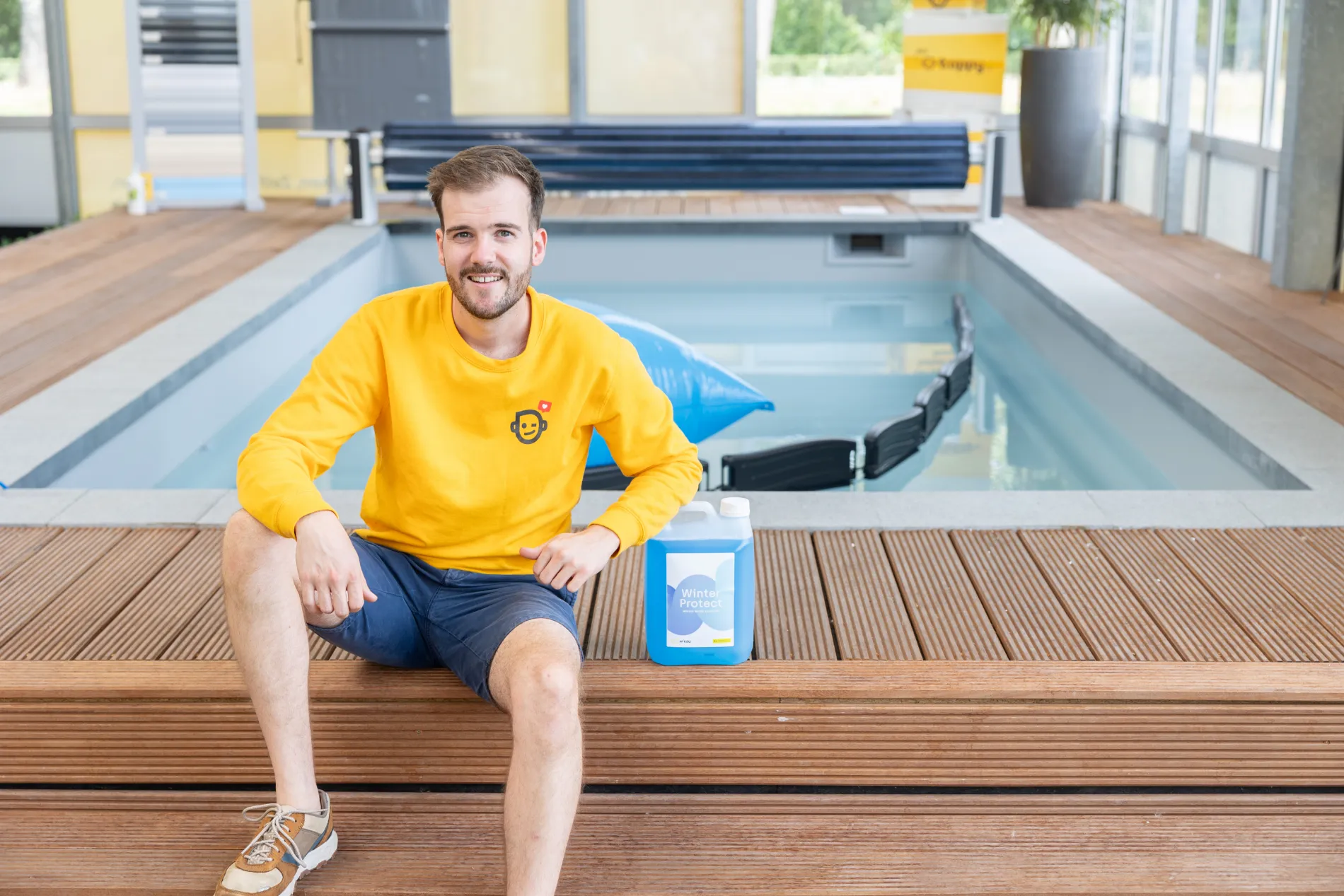 Jop met winterklaar zwembad producten