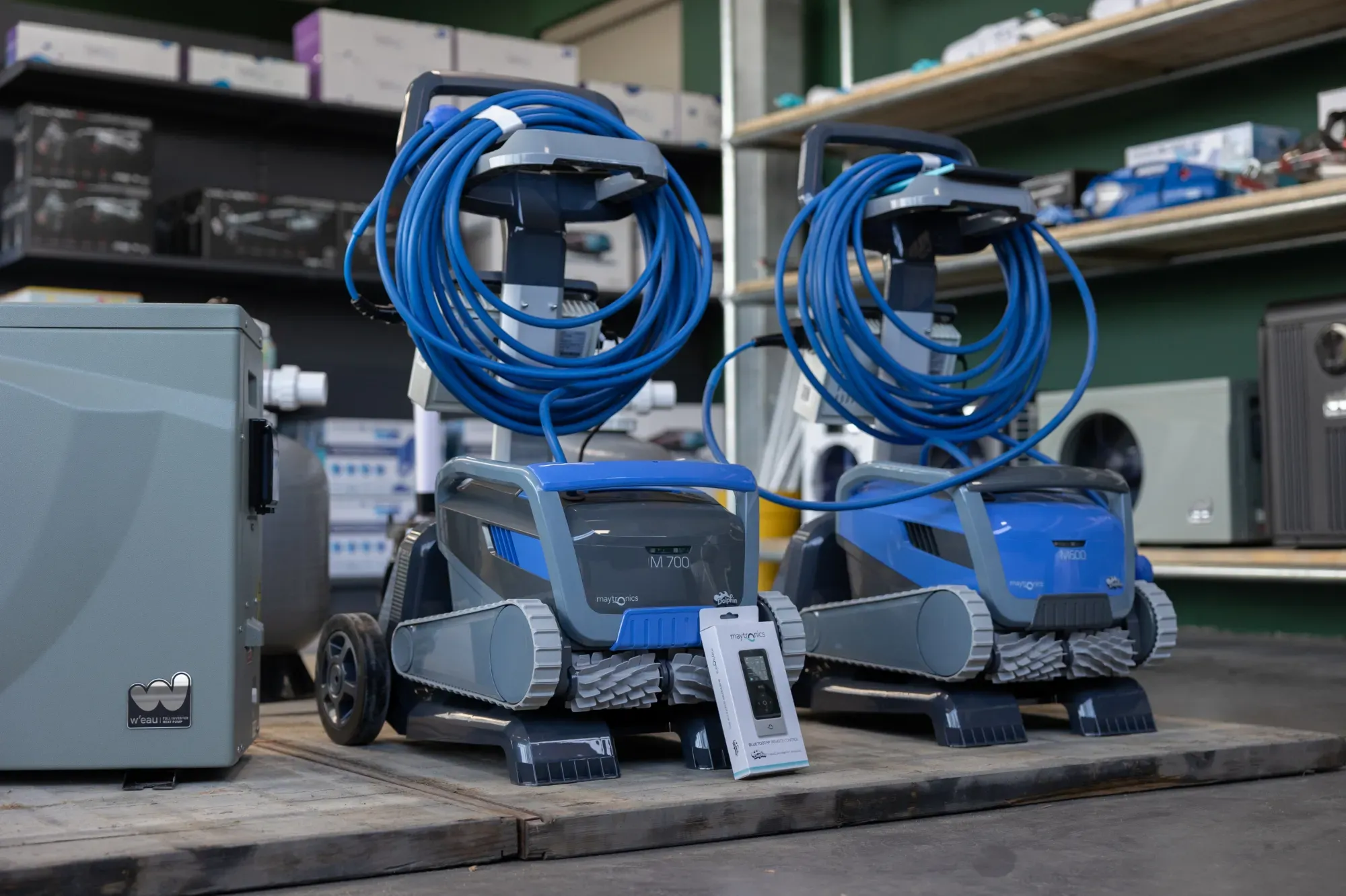 Zwembadrobot showroom zonder tekst
