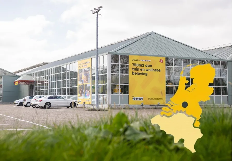 Showroom met kaart rechts