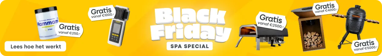 Banner voor spa actie