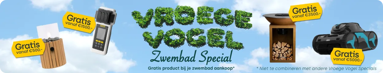 Vroege Vogel Zwembad Special - Gratis product bij je zwembad aankoop