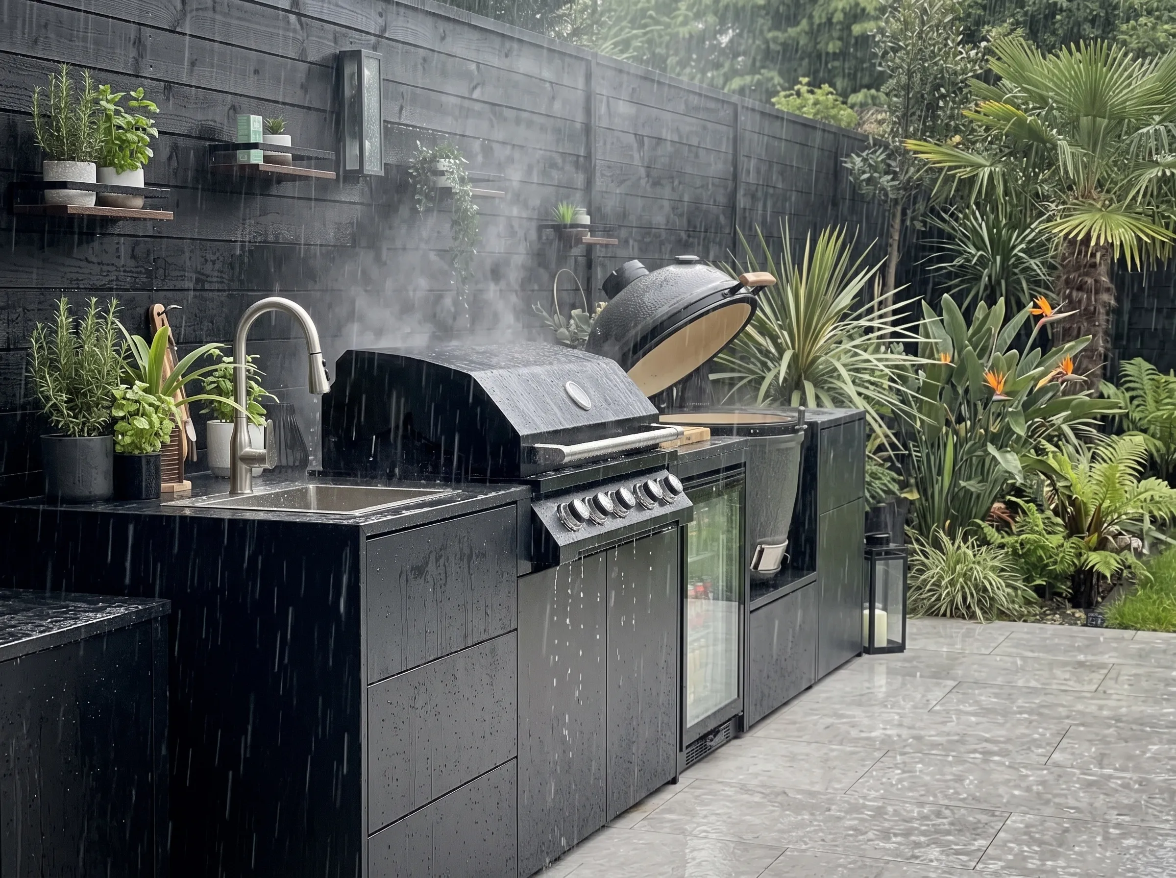 BASTE Architect in de regen