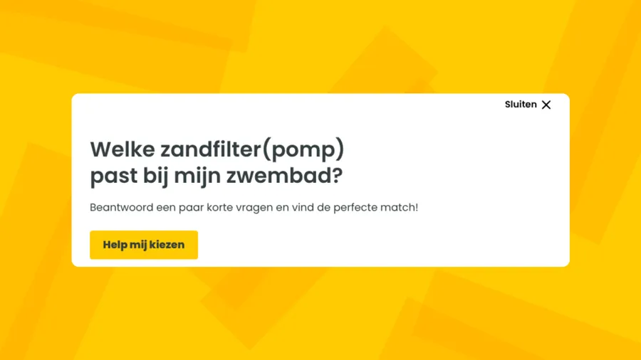 Zandfilter(pomp) keuzehulp