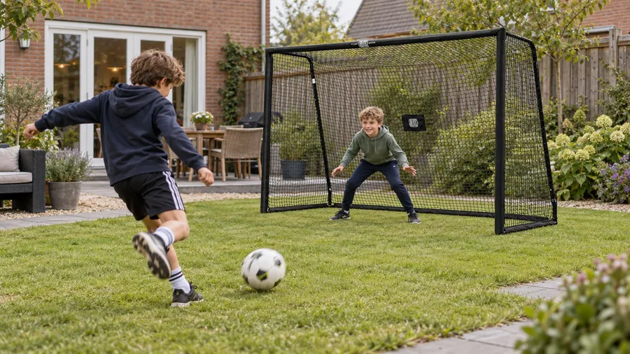 buiten voetballen