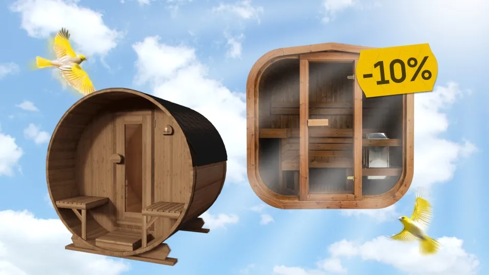 Sauna's vv 26 10% korting