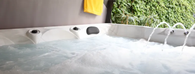 Bubbelende spa