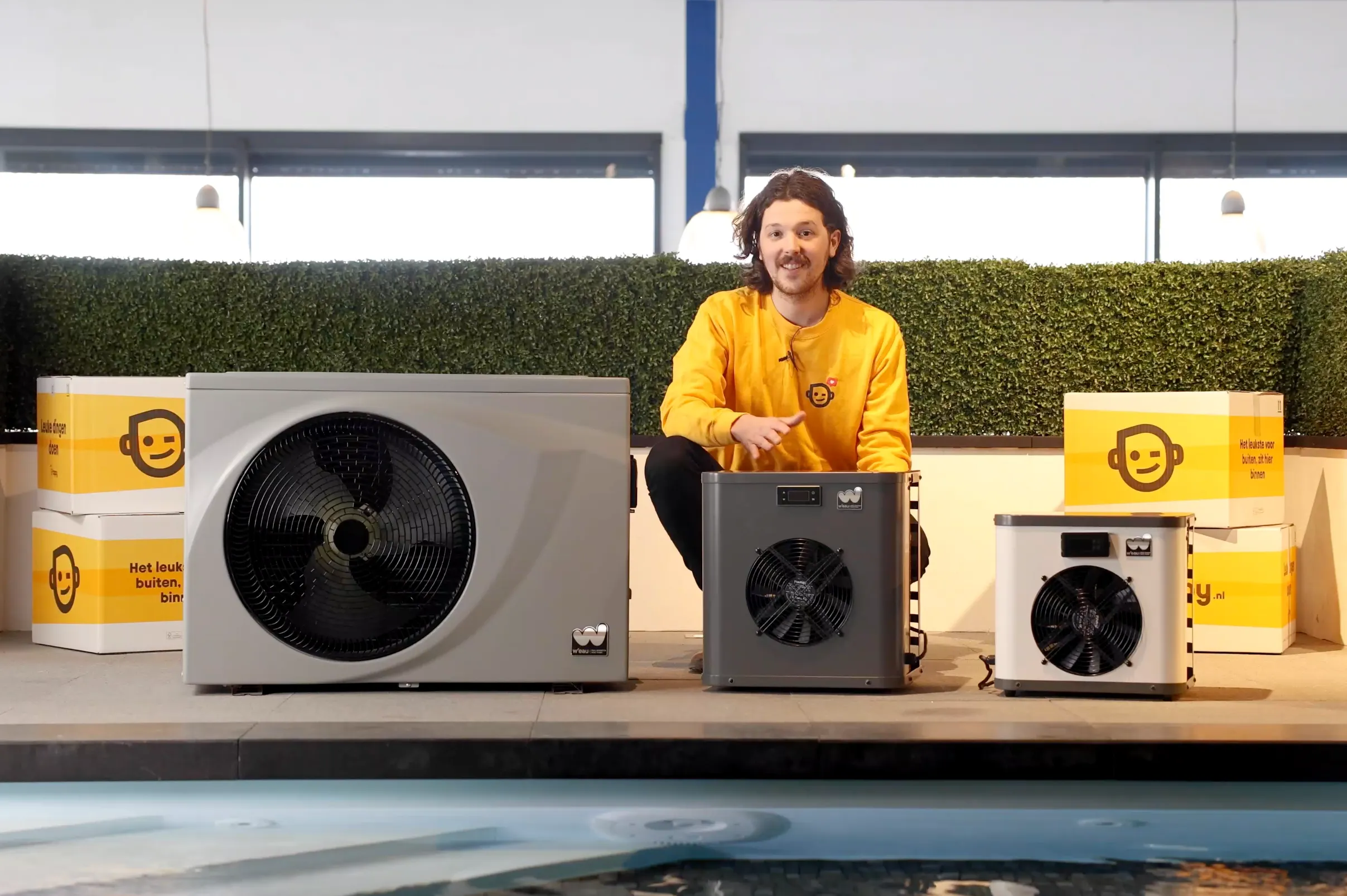 Zwembadexpert bij warmtepompen