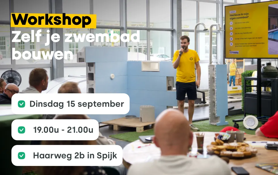 Zwembad bouwen