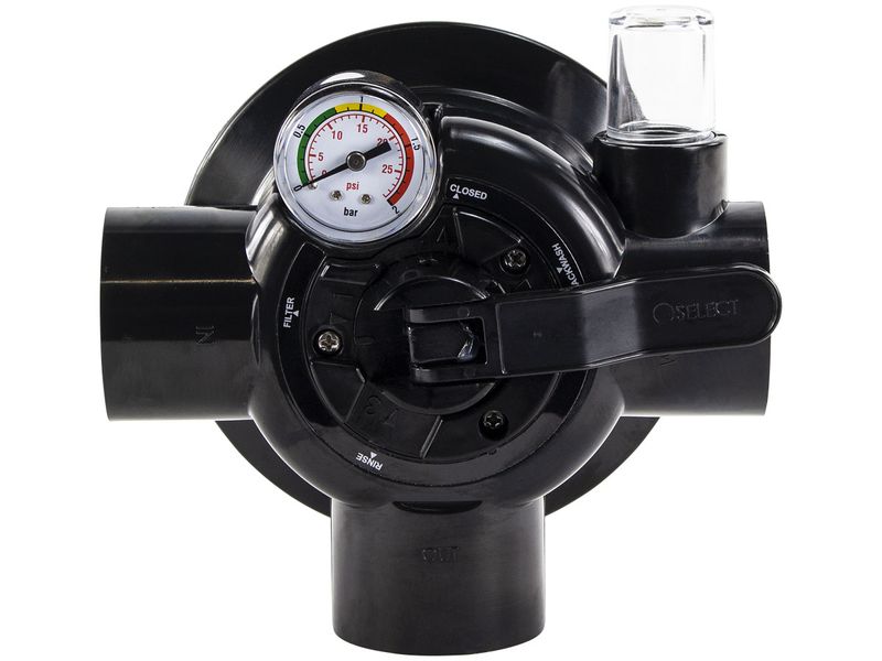 Mega 4-weg klep 1,5" topmount voor Basic zandfilterset