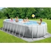 Intex Oval Prism Frame Pool - 610 x 305 x 122 cm - met filterpomp en accessoires