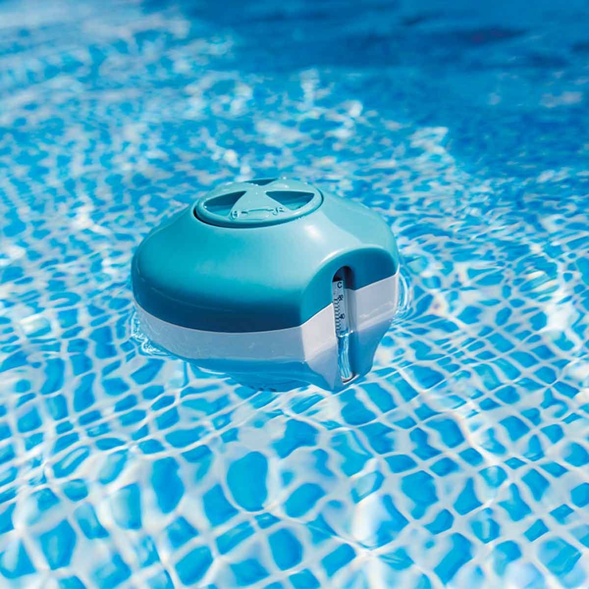 Intex chloordispenser met thermometer