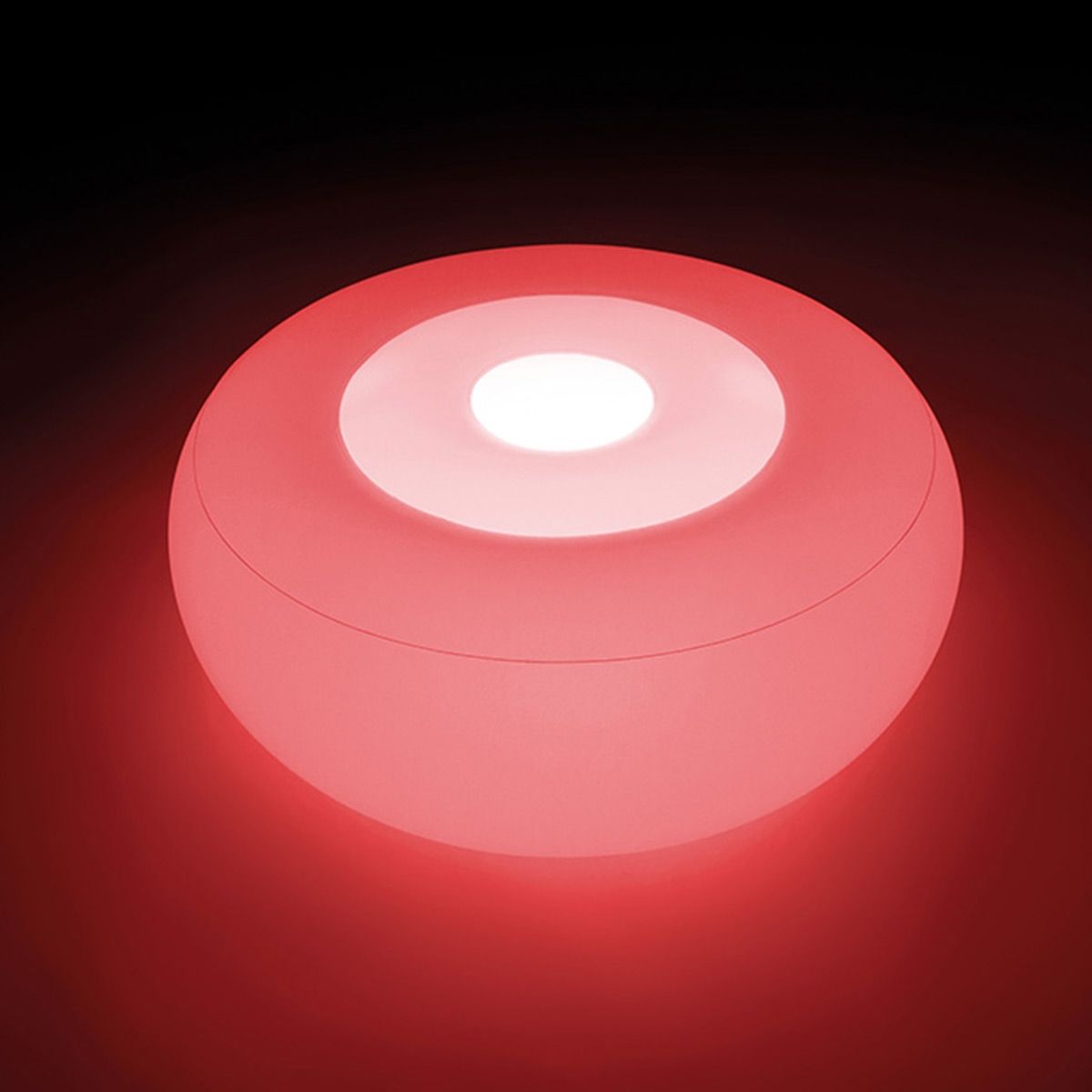 Intex LED zitje rood 68697