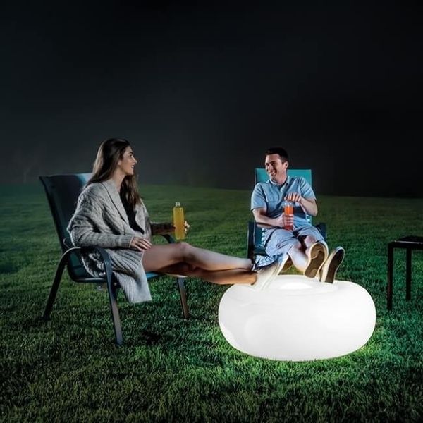 Intex opblaasbare poef LED