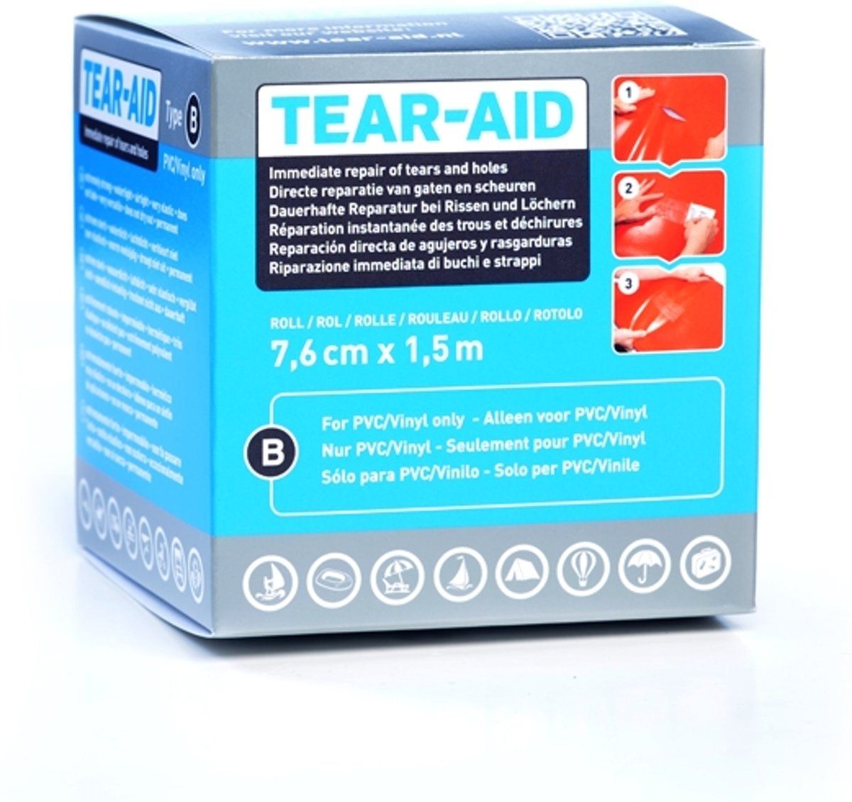 Tear-Aid reparatieset type B op rol