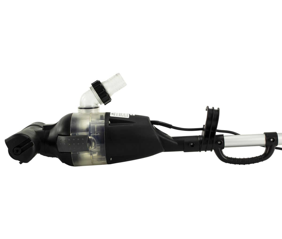 Heissner F2-00 vijverstofzuiger zijaanzicht.