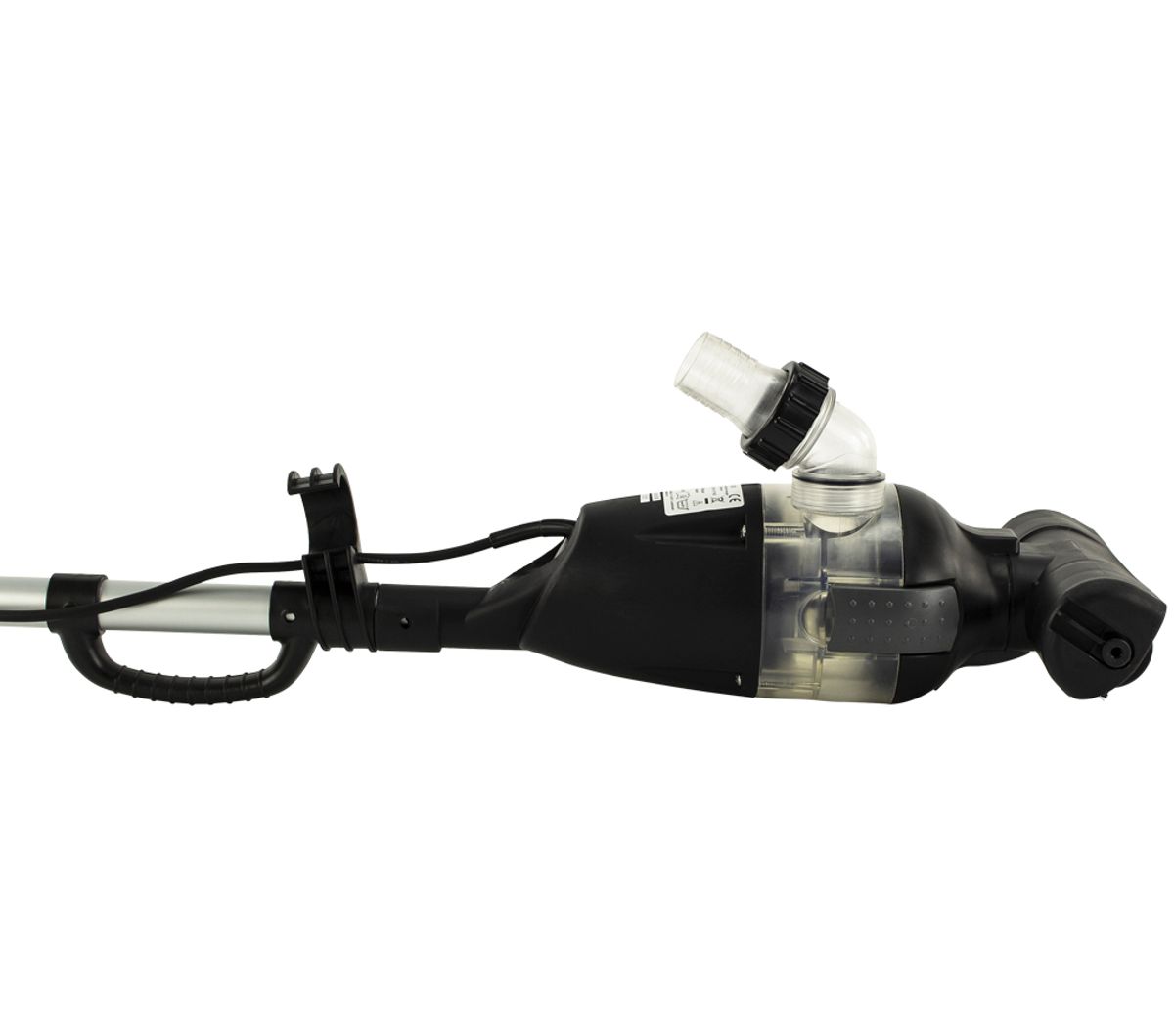 Heissner F2-00 vijverstofzuiger zijaanzicht.