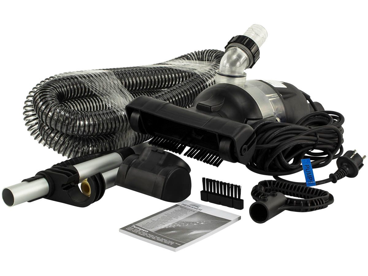 Heissner F2-00 vijverstofzuiger accessoires. 