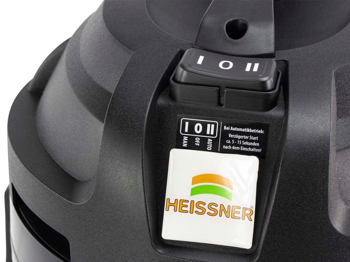 Heissner F640S-00 Pro vijverstofzuiger bediening.