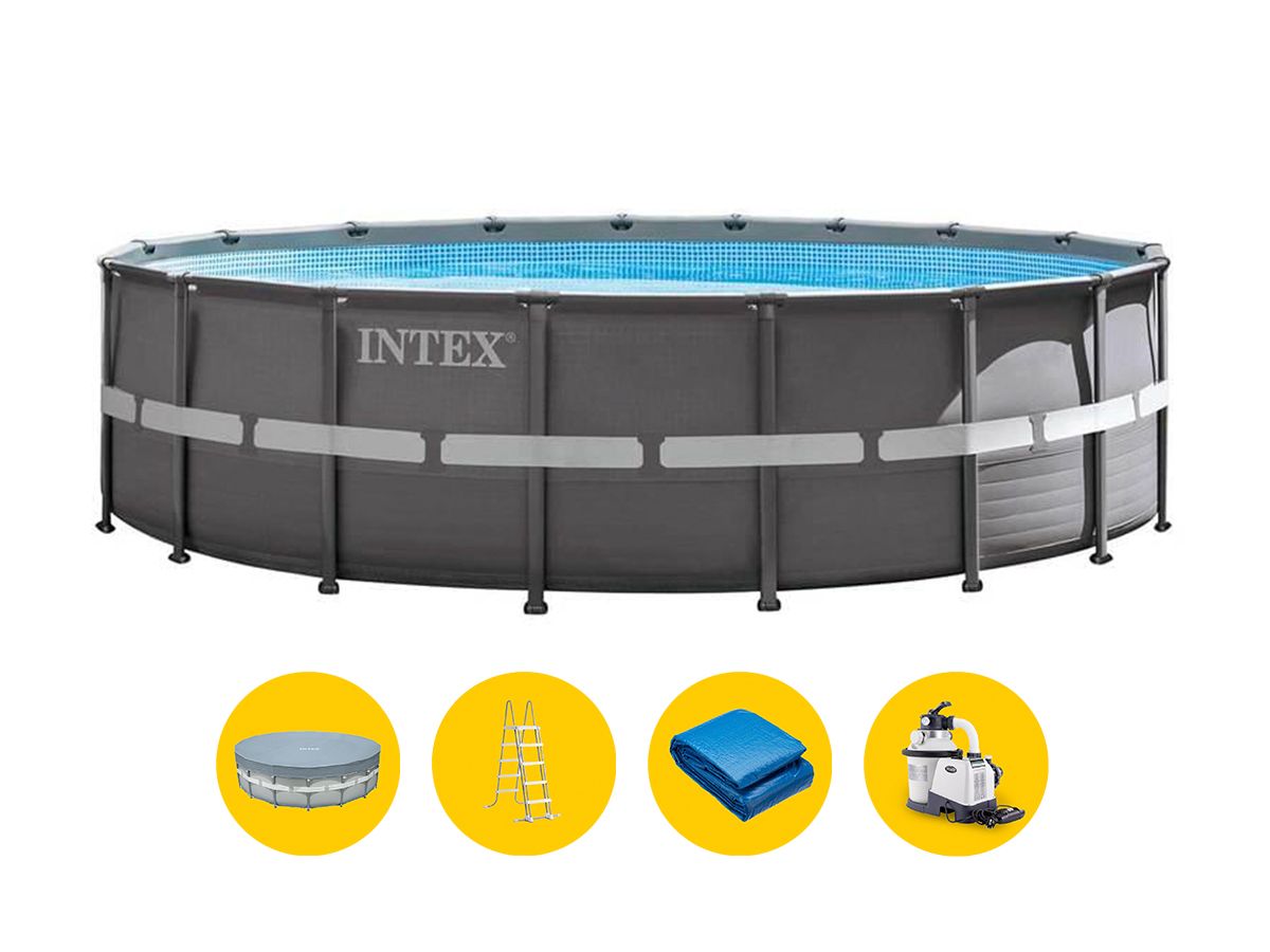 Intex Ultra Frame XTR Pool - 610 x 122 cm - met zandfilterpomp en accessoires