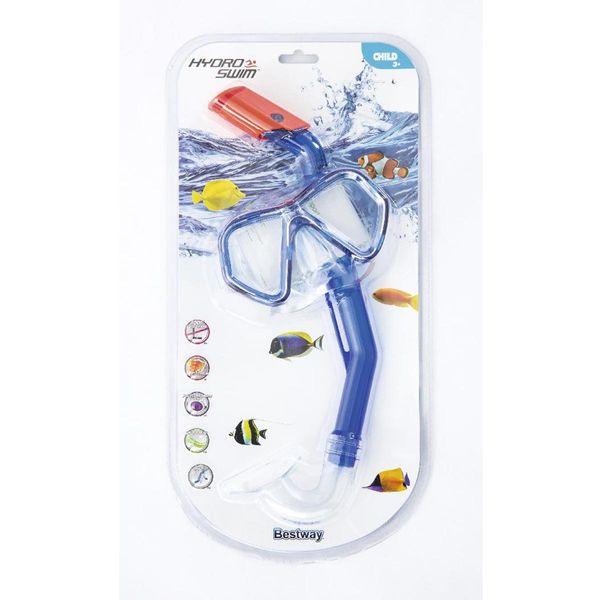 Bestway snorkelset 3+ blauw