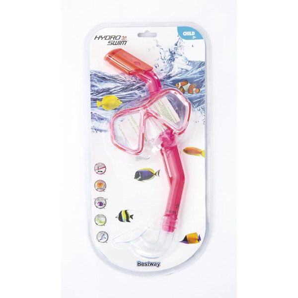 Bestway snorkelset 3+ roze