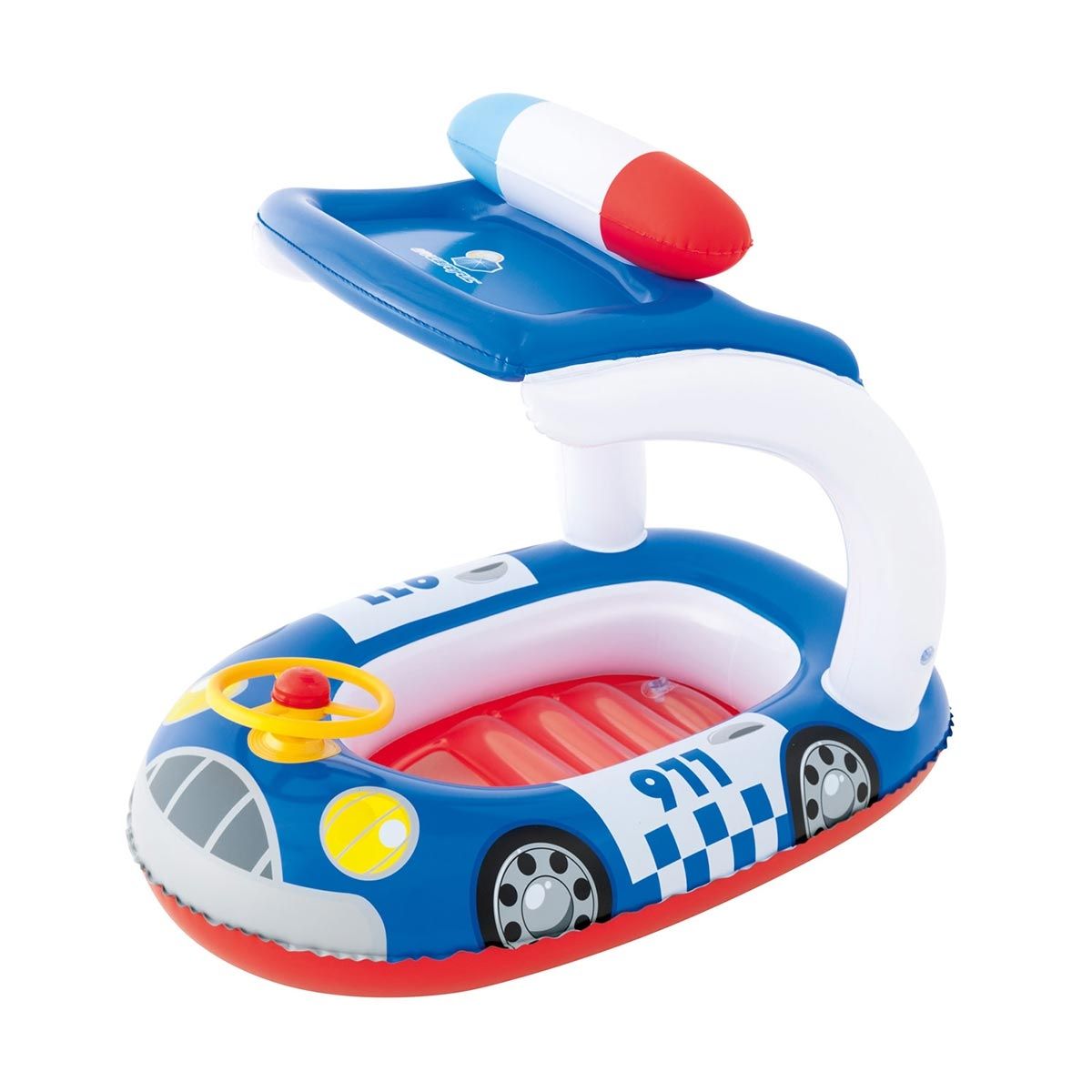 Bestway kinderbootje auto blauw