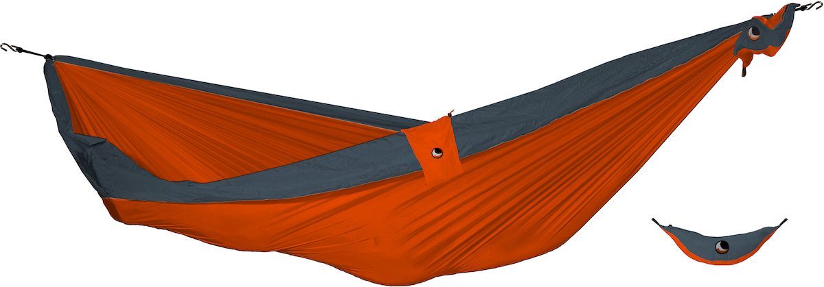 Ticket to the Moon hangmat 2 persoons Original Double - Orange/Dark Grey