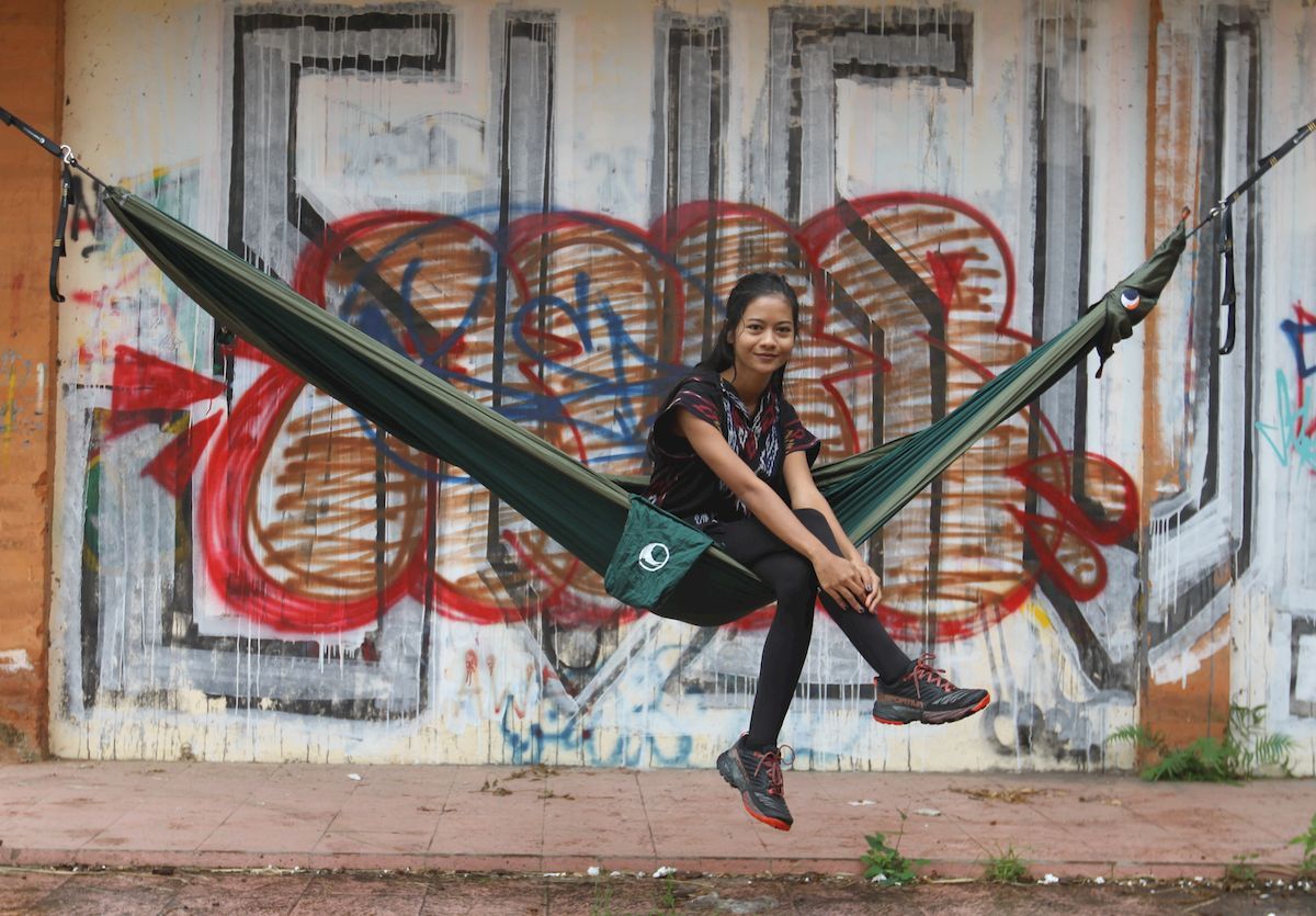 Ticket to the Moon hangmat 2 persoons Original Double - Army Green/Khaki