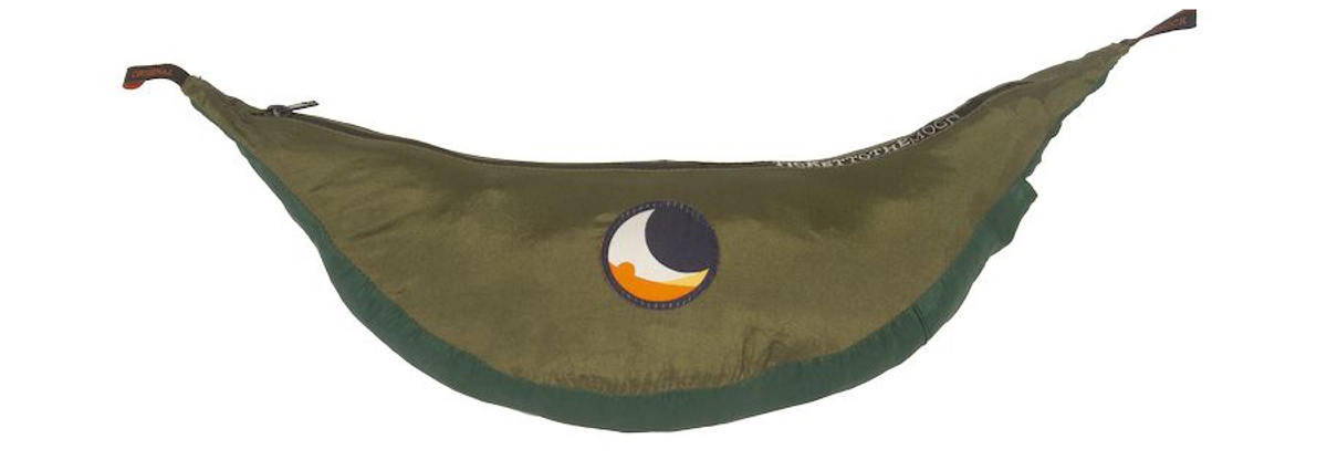 Ticket to the Moon hangmat 2 persoons Original Double - Army Green/Khaki tas