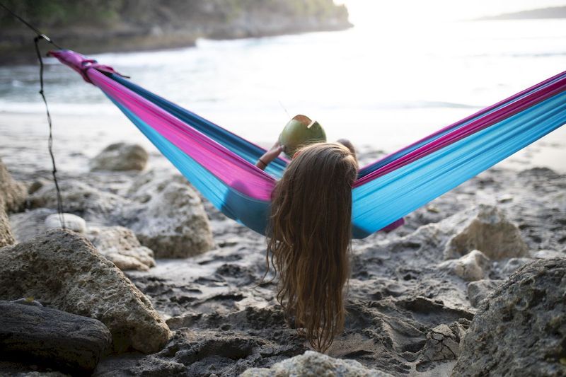 Ticket to the Moon hangmat 2 persoons Original Double - Pink/Aqua