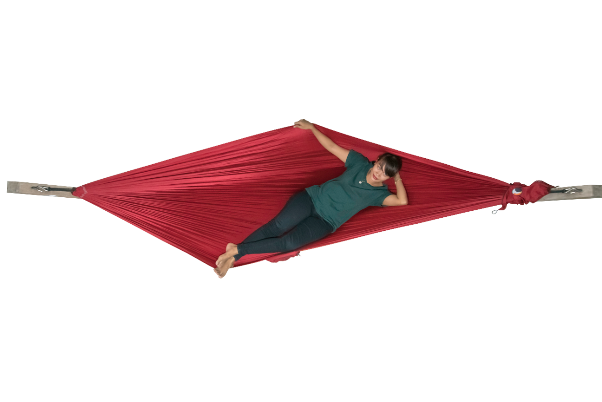 Ticket to the Moon hangmat 1 persoons burgundy