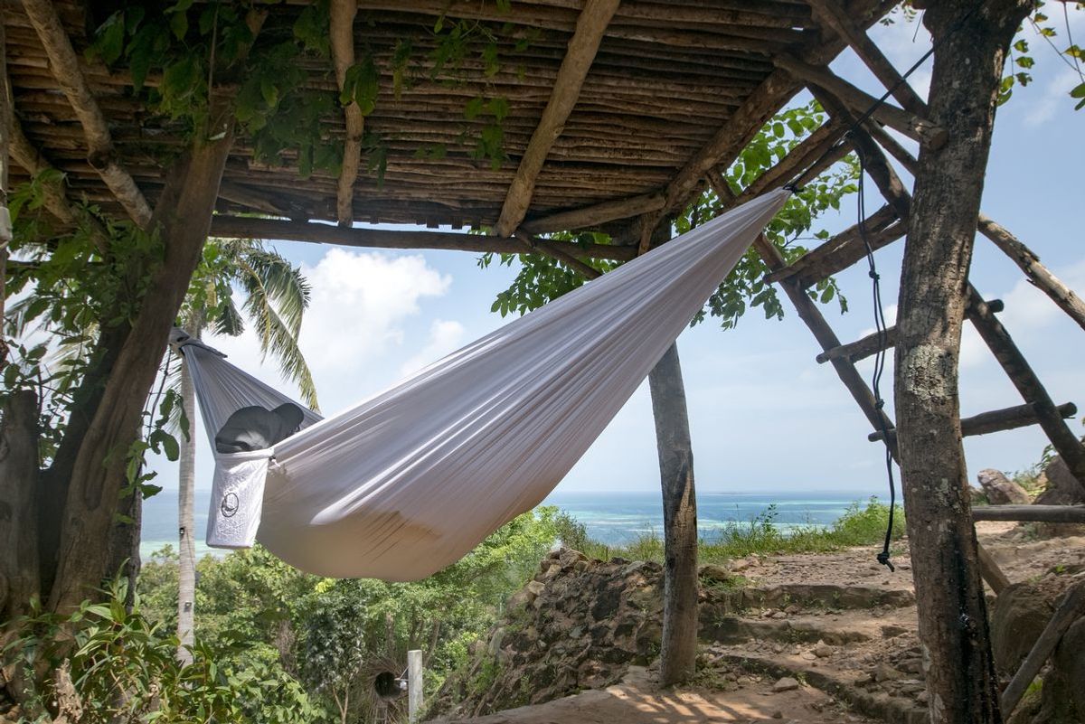 Ticket to the Moon hangmat 1 persoons Compact Single - White