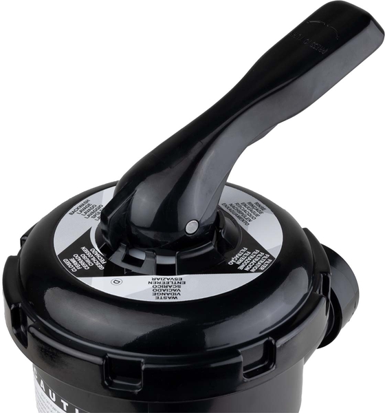 Astral 6-weg klep 1,5" topmount voor Cantabric zandfilter
bovenaanzicht