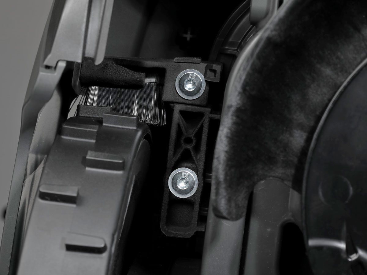 set wielborstels Sileno City bevestigd