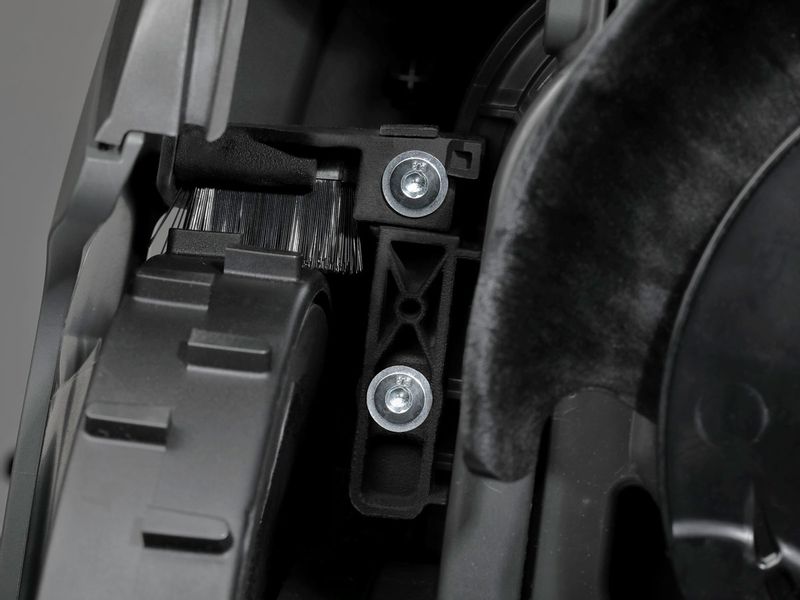 set wielborstels Sileno City bevestigd