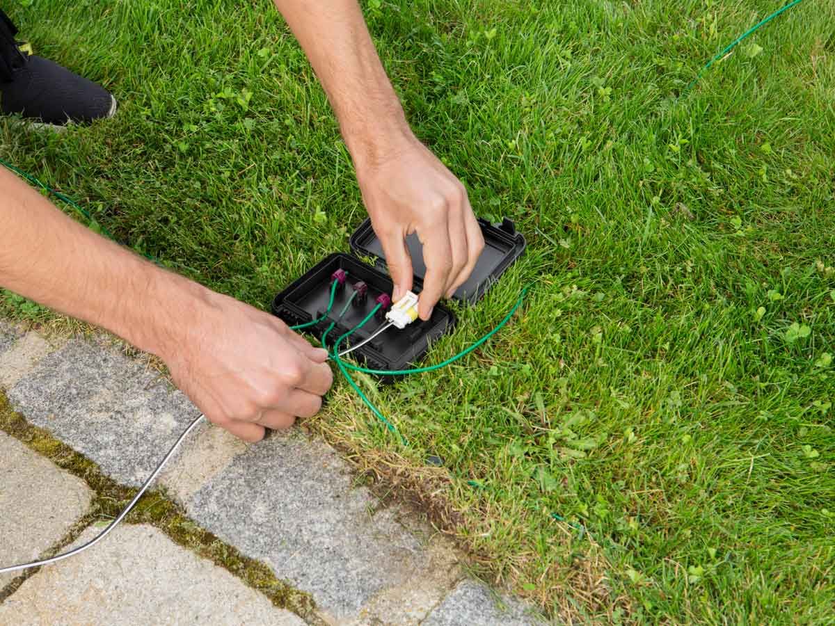 Gardena Robotmaaier kabelverbinder bescherming