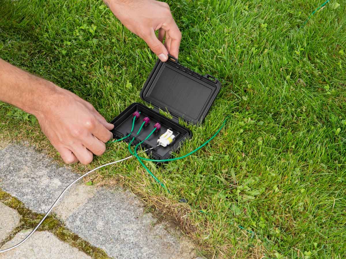 Gardena Robotmaaier kabelverbinder bescherming