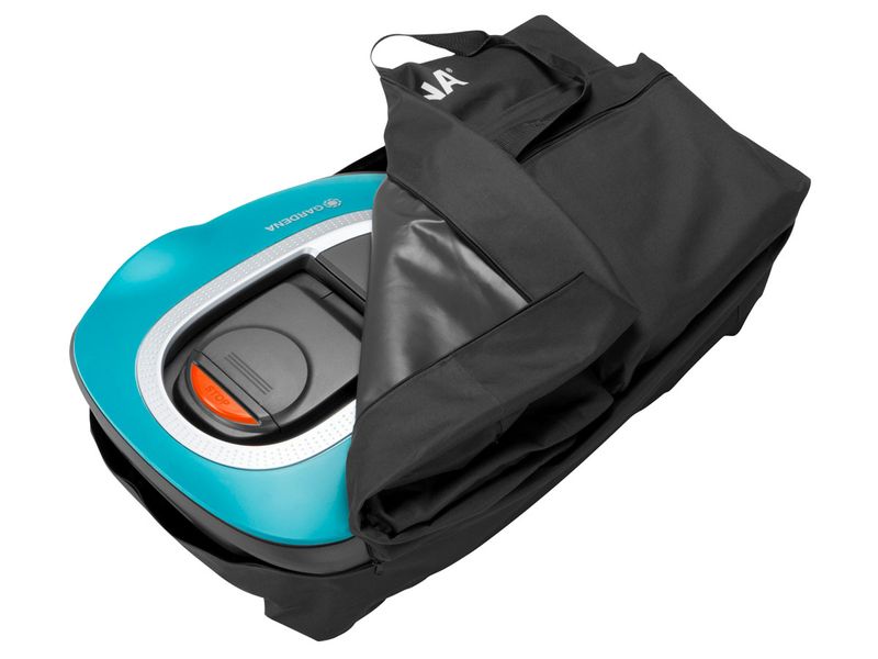 opbergtas met robotmaaier