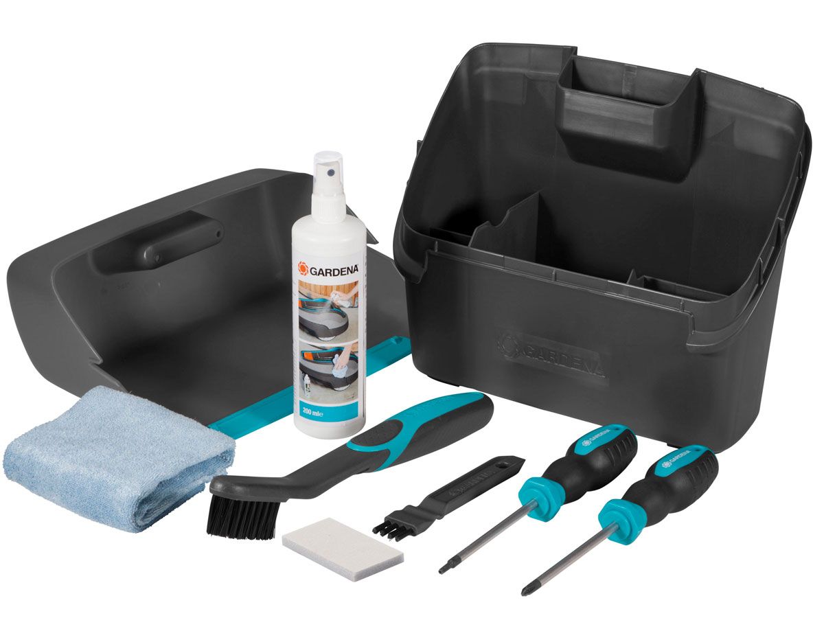 onderhoud en reinigings producten robotmaaier gardena