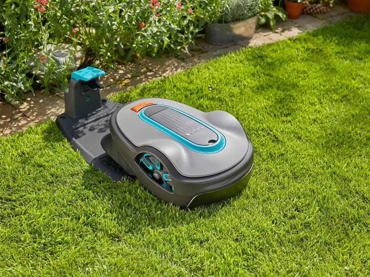 Gardena Sileno Life 1250 m² robotmaaier laadstation