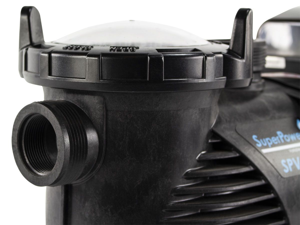 Emaux Super-Power Variabele Zwembadpomp aansluiting.