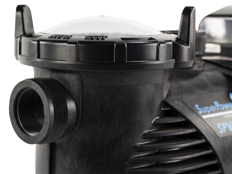 Emaux Super-Power Variabele Zwembadpomp aansluiting.