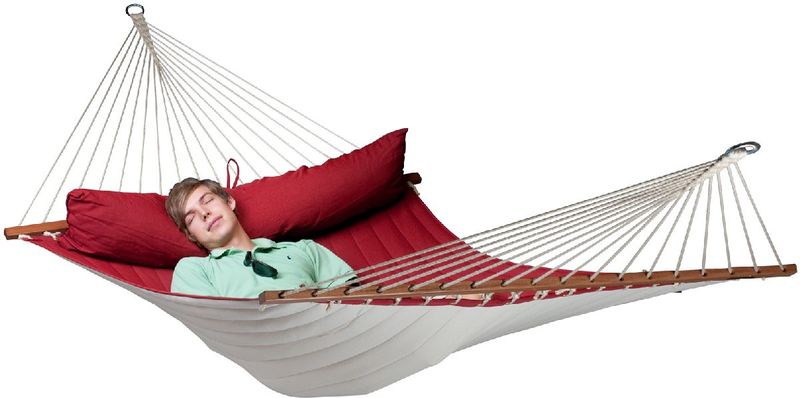 La Siesta Alabama kingsize 2 persoons hangmat - Red Pepper