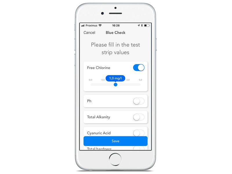 Blue Check Teststrips met app
