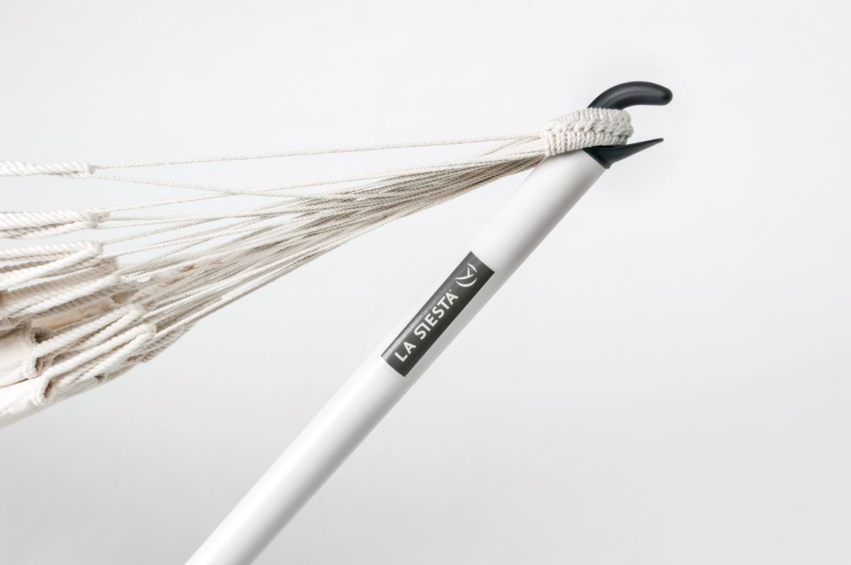 La Siesta Nautico kingsize hangmat standaard - Cool Grey