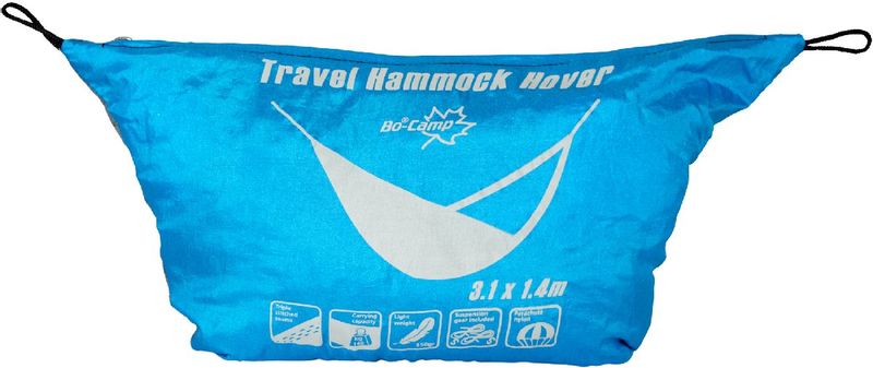 Bo-Camp Travel Hammock Hover 1 persoons reishangmat - Blauw/Grijs