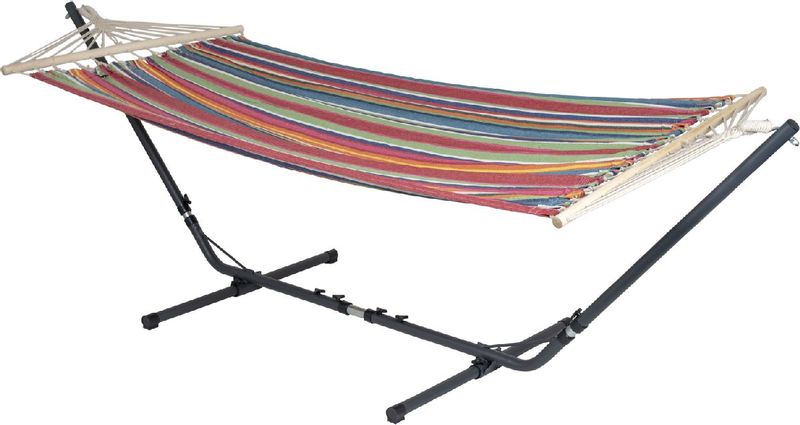 Bo-Garden Santa Barbara 1 persoons hangmat - Rainbow