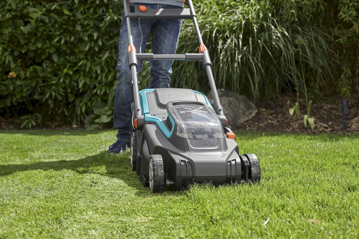 Gardena Powermax Li-40/37 accu grasmaaier maaihoogte