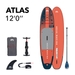 Aqua Marina Atlas opblaasbaar supboard set 